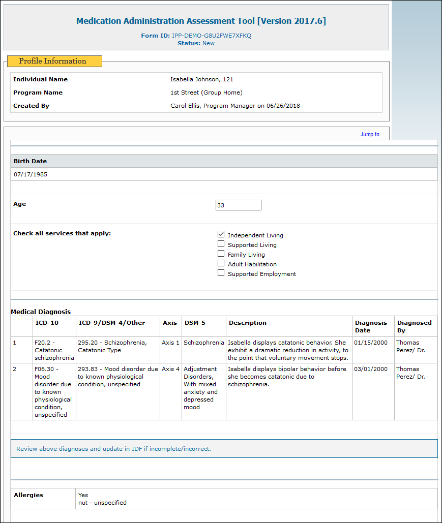 Medication Administration Assessment Tool (MAAT)