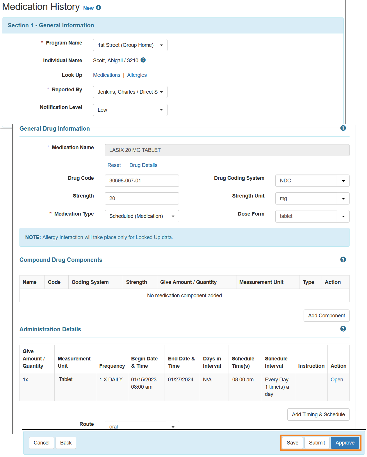 Search, Update, Delete, Copy, and Discontinue Medication History