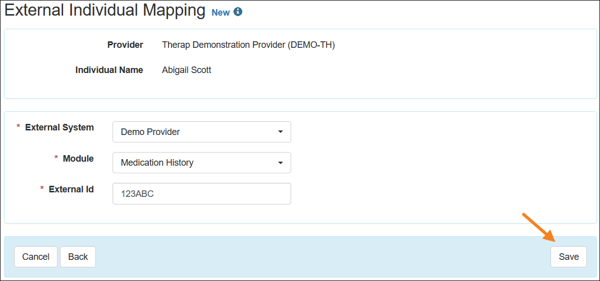 External Individual Mapping