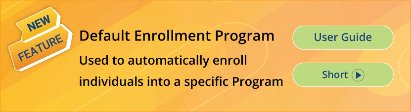 Therap Default Enrollment Program