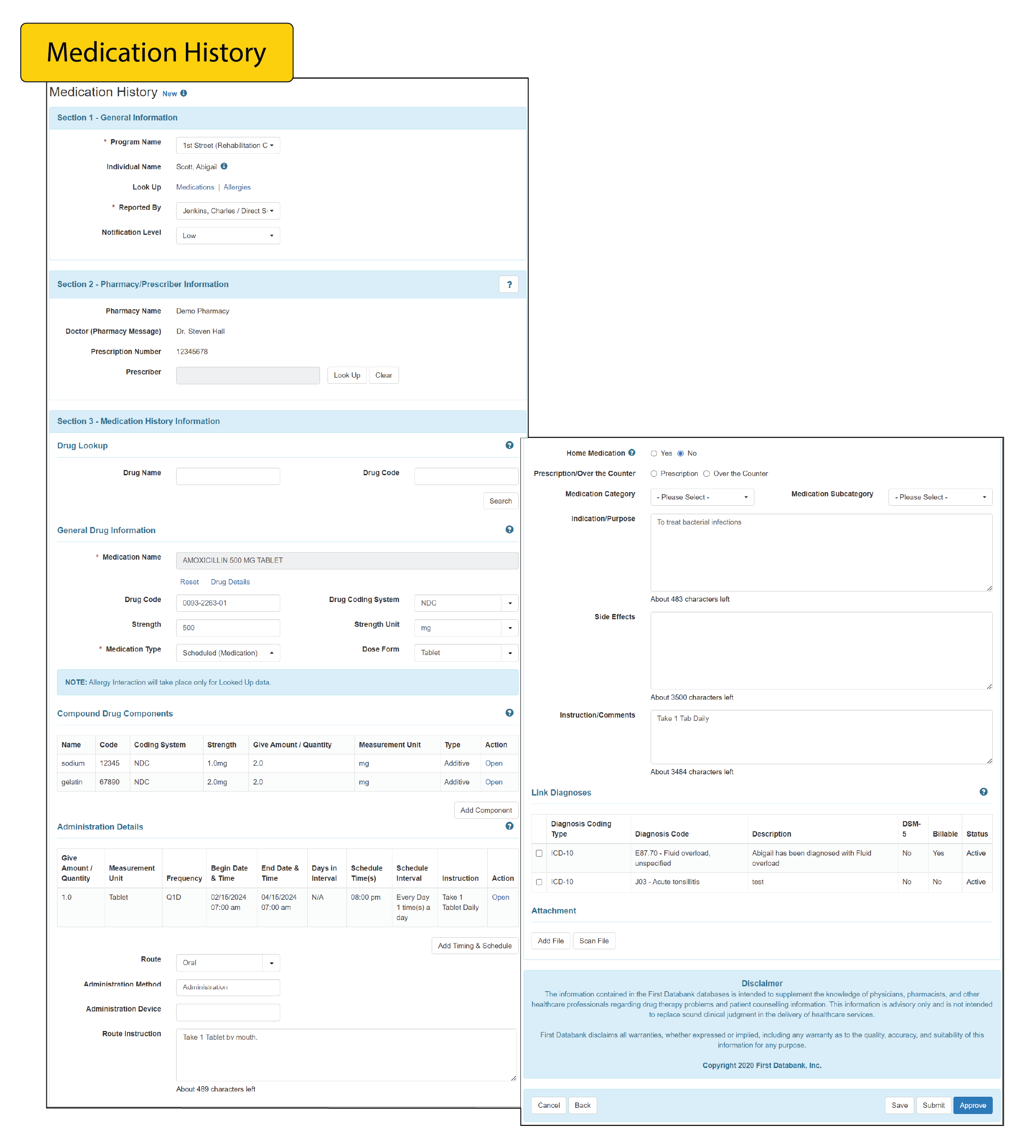 Therap Pharmacy Interface Module