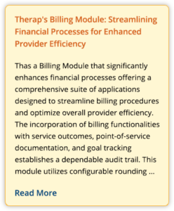 Therap's Billing Module: Streamlining Financial Processes for Enhanced Provider Efficiency